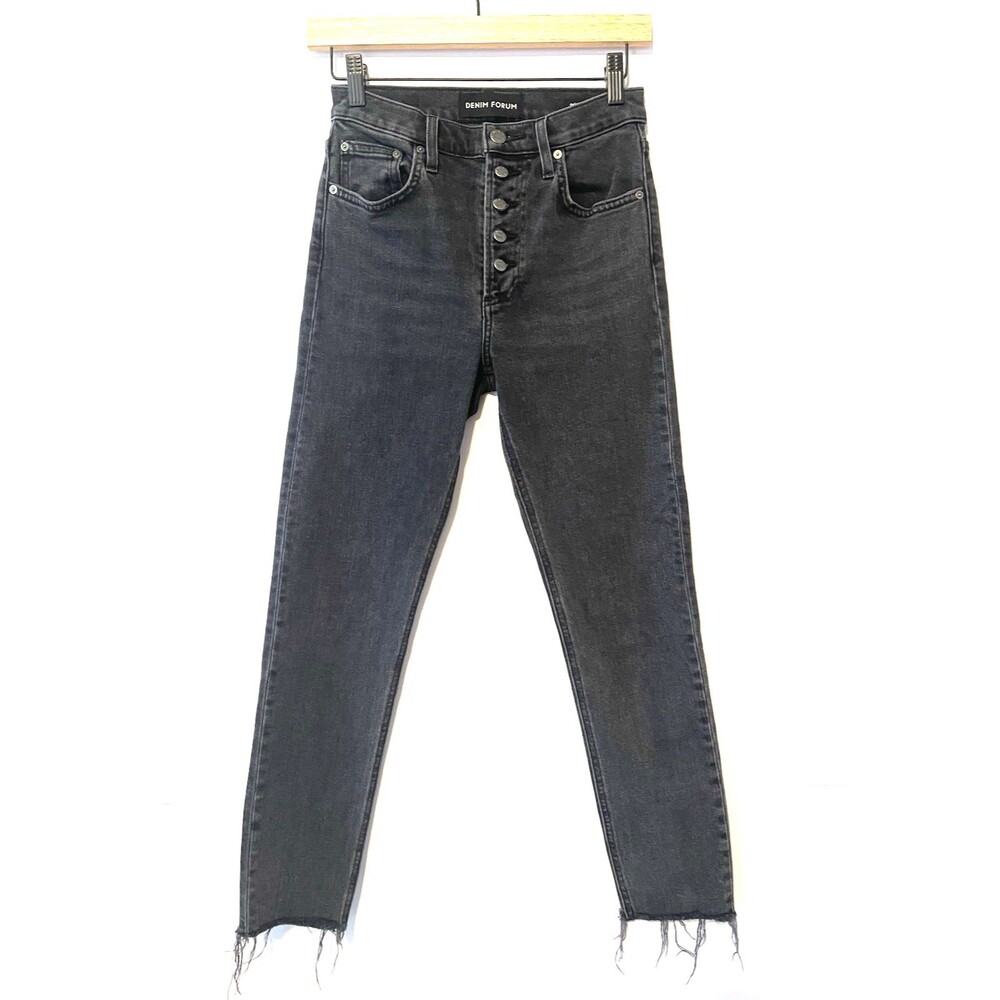 Aritzia Denim Forum Women's The Yoko High Rise Slim sz 25 premium party Y2K